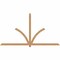Ekena Millwork Redmond Timber Gable Bracket, Western Red Cedar, 108"W x 58"H x 1 1/2"D x 3 1/2"F, 13/12 Pitch GBW108X58X0204RED00SWR - alternate 1